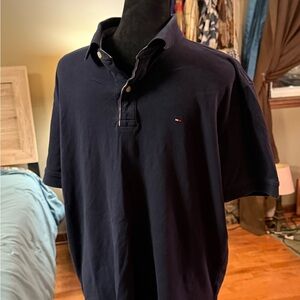 Tommy Hilfiger Men's Dark Blue Polo Shirt